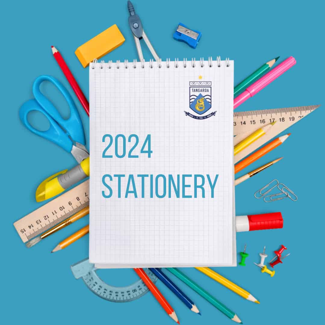 2024 Stationery Lists Tangaroa College